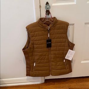 Beta House light brown vest jacket